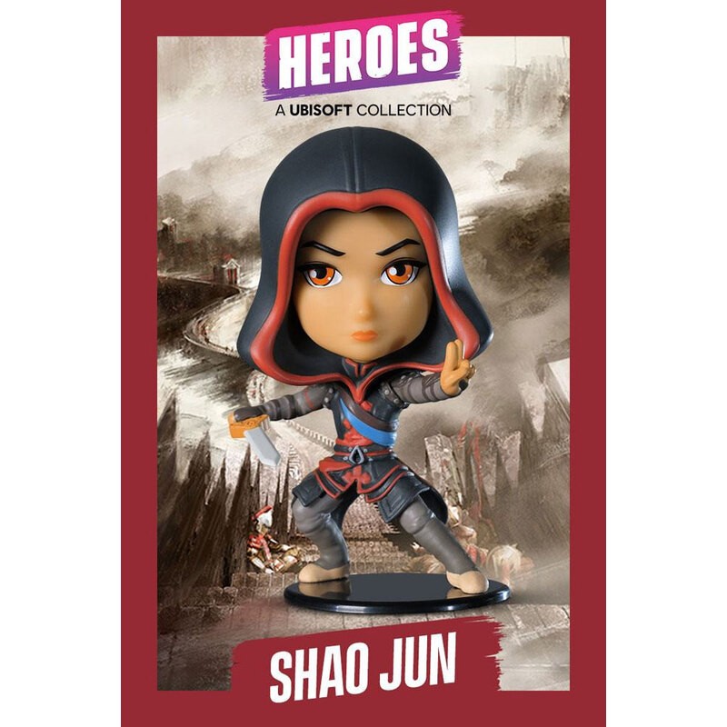 Créative Design vitrine déco: Assassin's Creed Ubisoft Heroes Collection figurine Chibi Shao Jun 10 cm