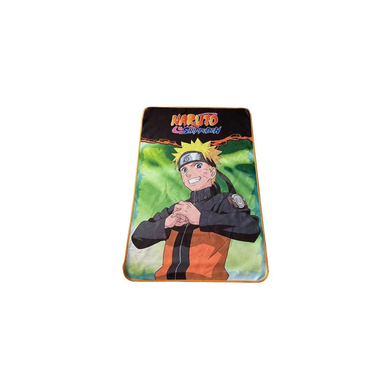 Belle déco style geek: Naruto Shippuden couverture polaire Naruto 100 x 150 cm