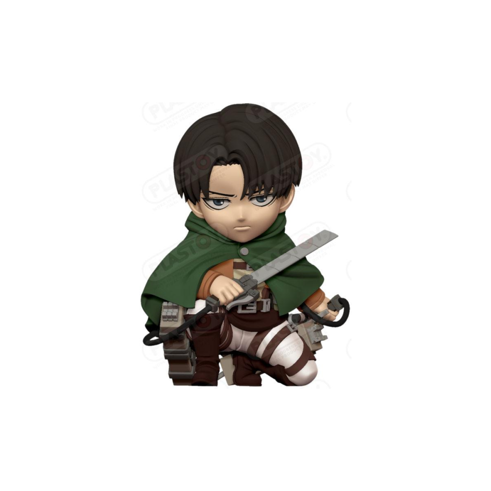 Geek Pièce: L'ATTAQUE DES TITANS - Levi Ackerman - Tirelire PVC 15cm
