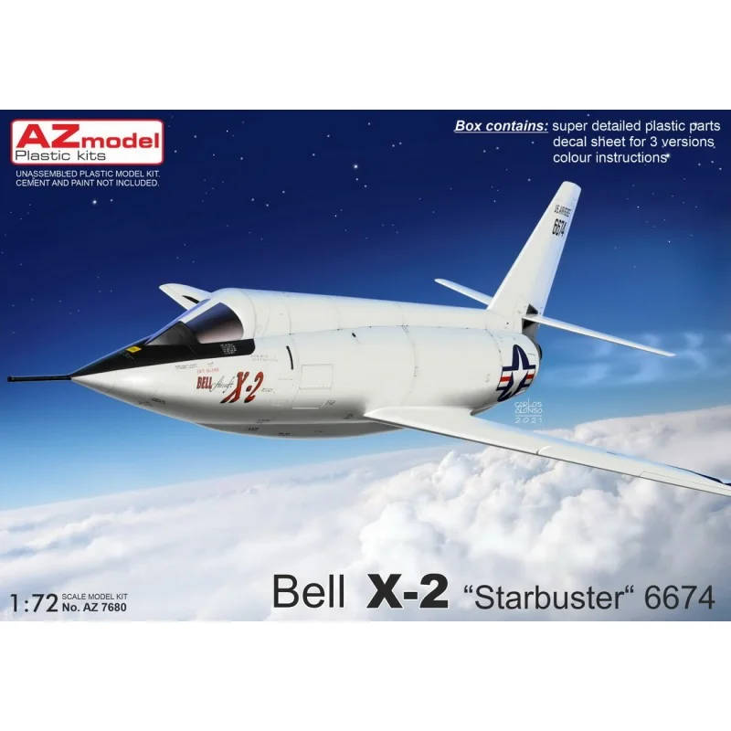 Objet déco pour bureau: Maquette Bell X-2 Starbuster No.6674 nouveau moule