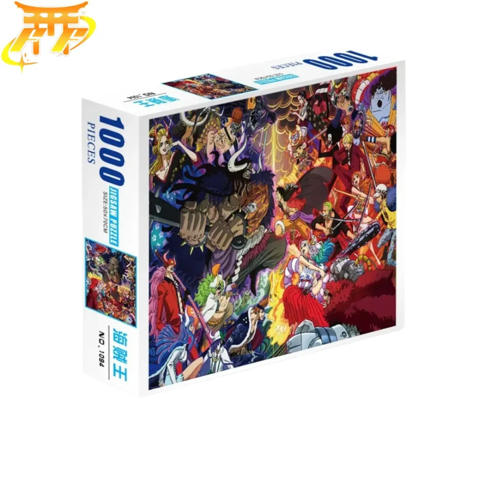 Détaillée Pièce format compact: Puzzle Bataille De Wano - One Piece™