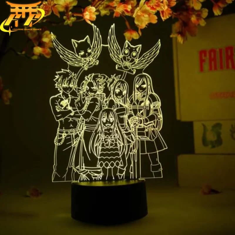 Soignée Objet à exposer: Lampe LED Equipe Natsu - Fairy Tail™