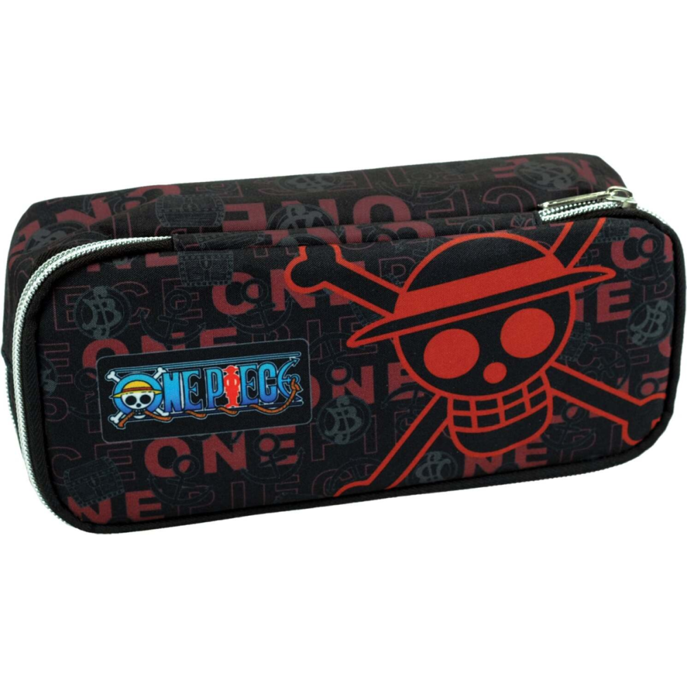 Pour déco: ONE PIECE - Trousse à Crayons Oval avec 2 Zippers