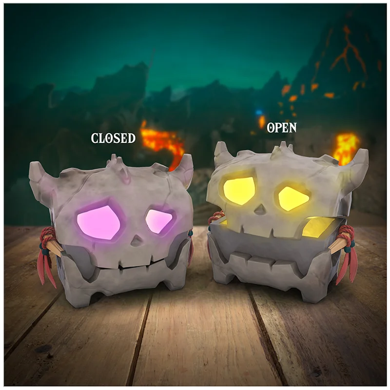 Décoration vitrine déco: THE LEGEND OF ZELDA - Coffre Bokoblin - Lampe avec son 12cm