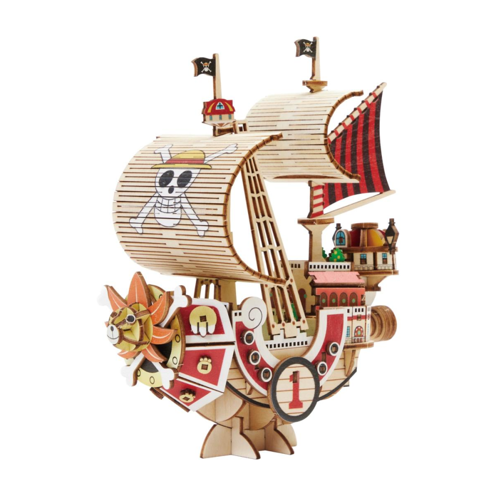 Visuelle Déco: ONE PIECE - Thousand Sunny - Wood Model Kit 14.5cm