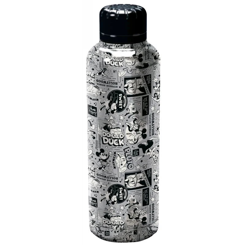 Stylée Pièce: DISNEY 100 ans - Bouteille en Acier Inoxydable Isotherme - 515ml