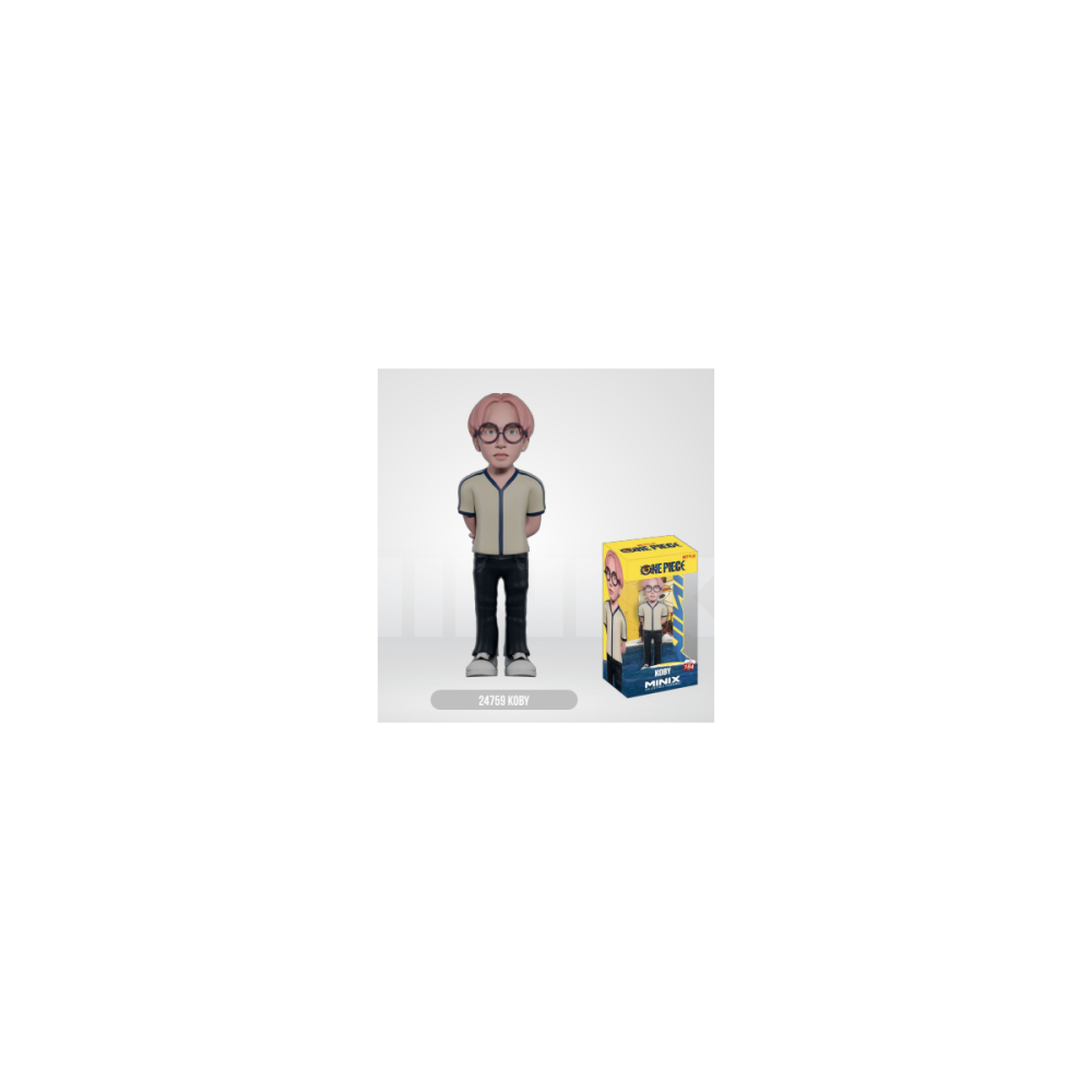 Création pour collection: ONE PIECE Netflix - Koby - Figurine Minix 12cm