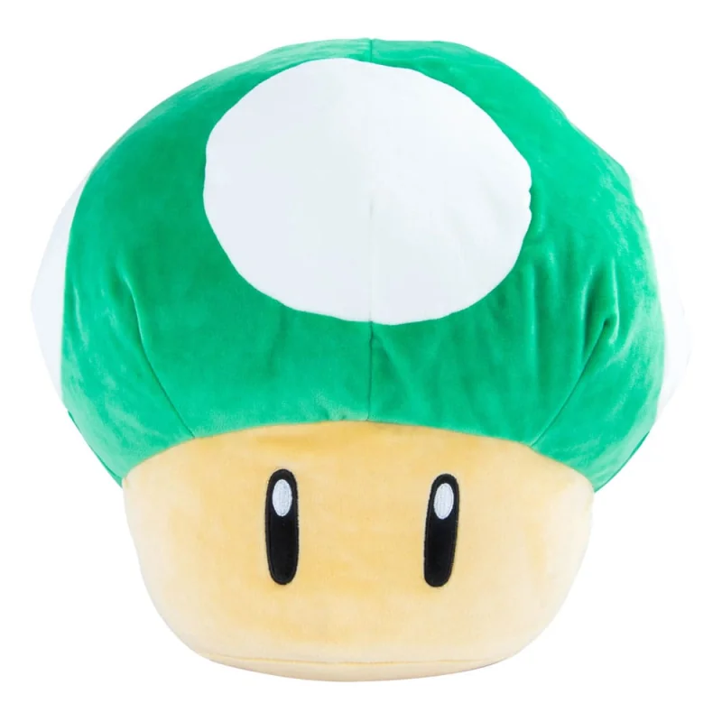 Pièce vitrine pour vitrine: Super Mario peluche Mocchi-Mocchi Champignon 1UP 36 cm