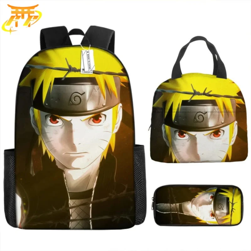 Originale Collection: Cartable avec Trousse et Sacoche Naruto Shunin - Naruto Shippuden™