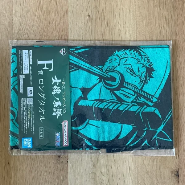 One Piece - Roronoa Zoro Towel 60x20 cm - Ichiban Kuji Ex Shikon no Keifu (Lot F)