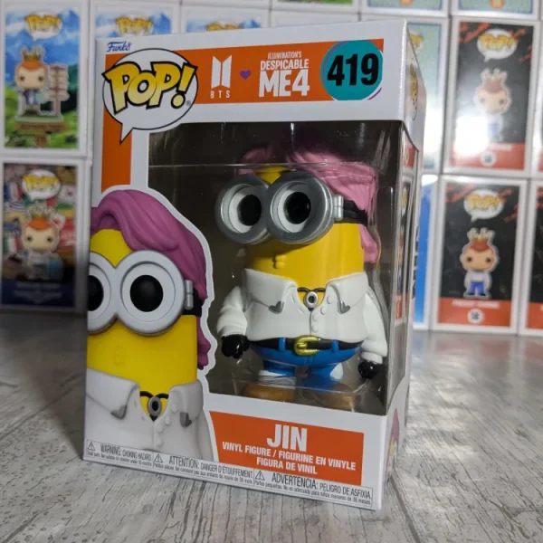 Funko pop BTS x Despicable Me 4 #419 - Jin (Minion)