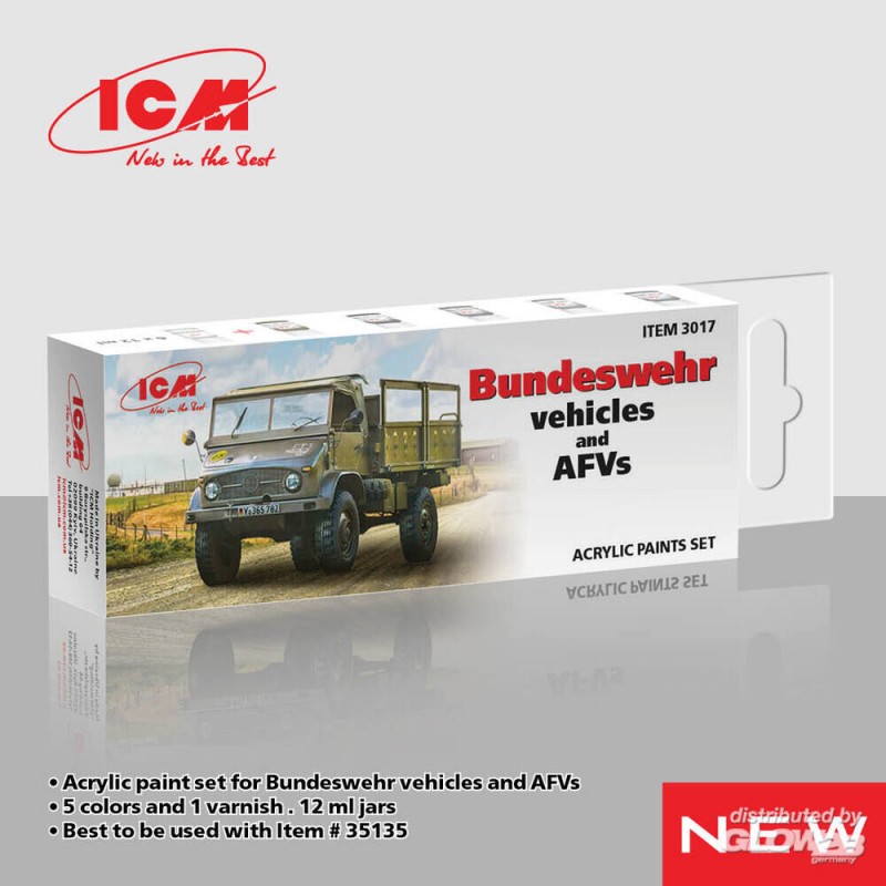 Artistique Décoration: Kit de peinture acrylique pour camions militaires allemands