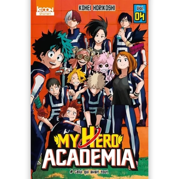 Originale Objet vitrine déco: My Hero Academia - Tome 04