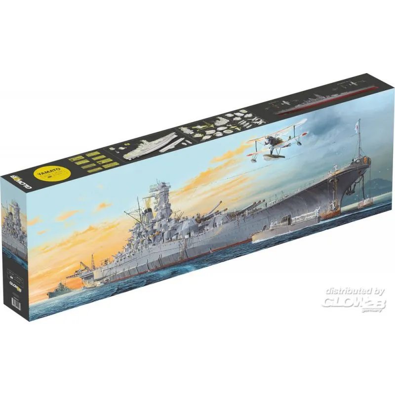 Objet déco esprit collection: Maquette Cuirassé YAMATO PREMIUM
