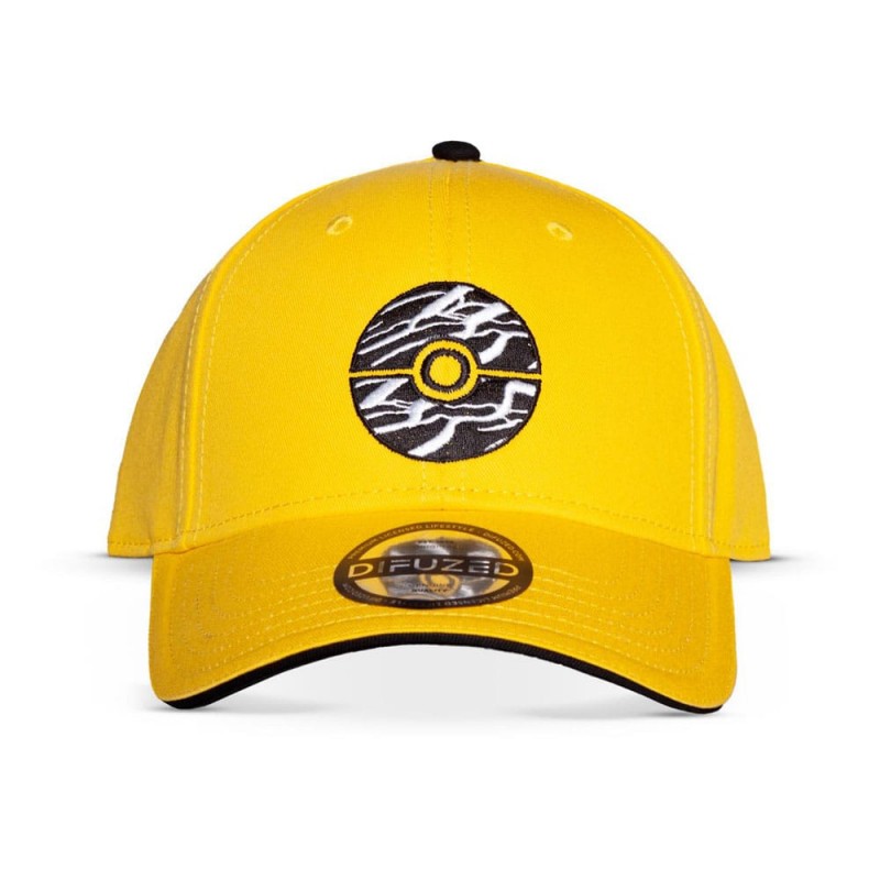 Modèle collection style pop: Pokemon casquette baseball Pokeball jaune