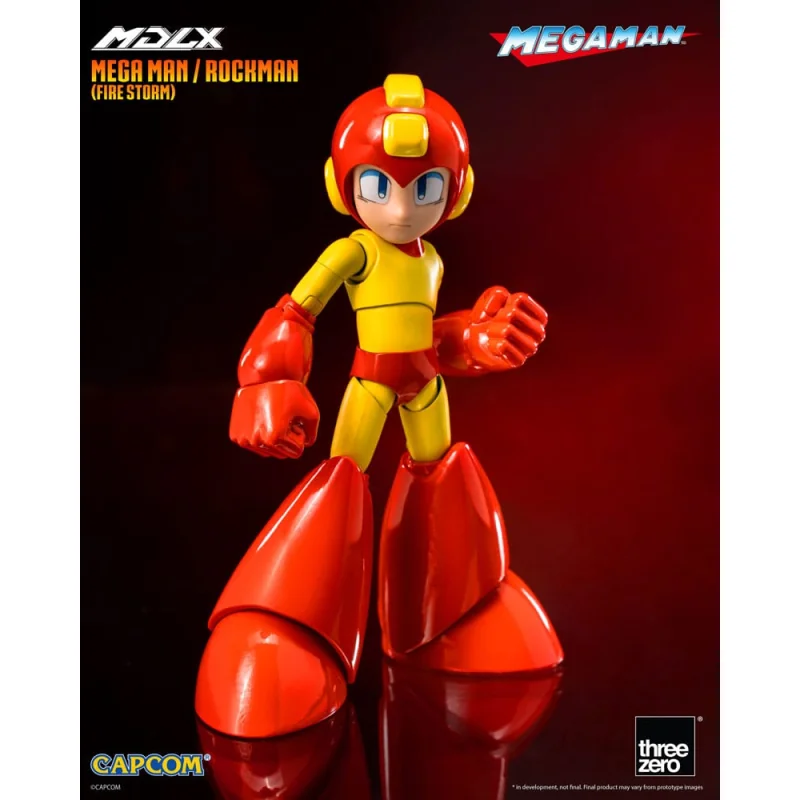 Modèle pour bureau: Mega Man figurine MDLX Mega Man / Rockman (Fire Storm) 10 cm