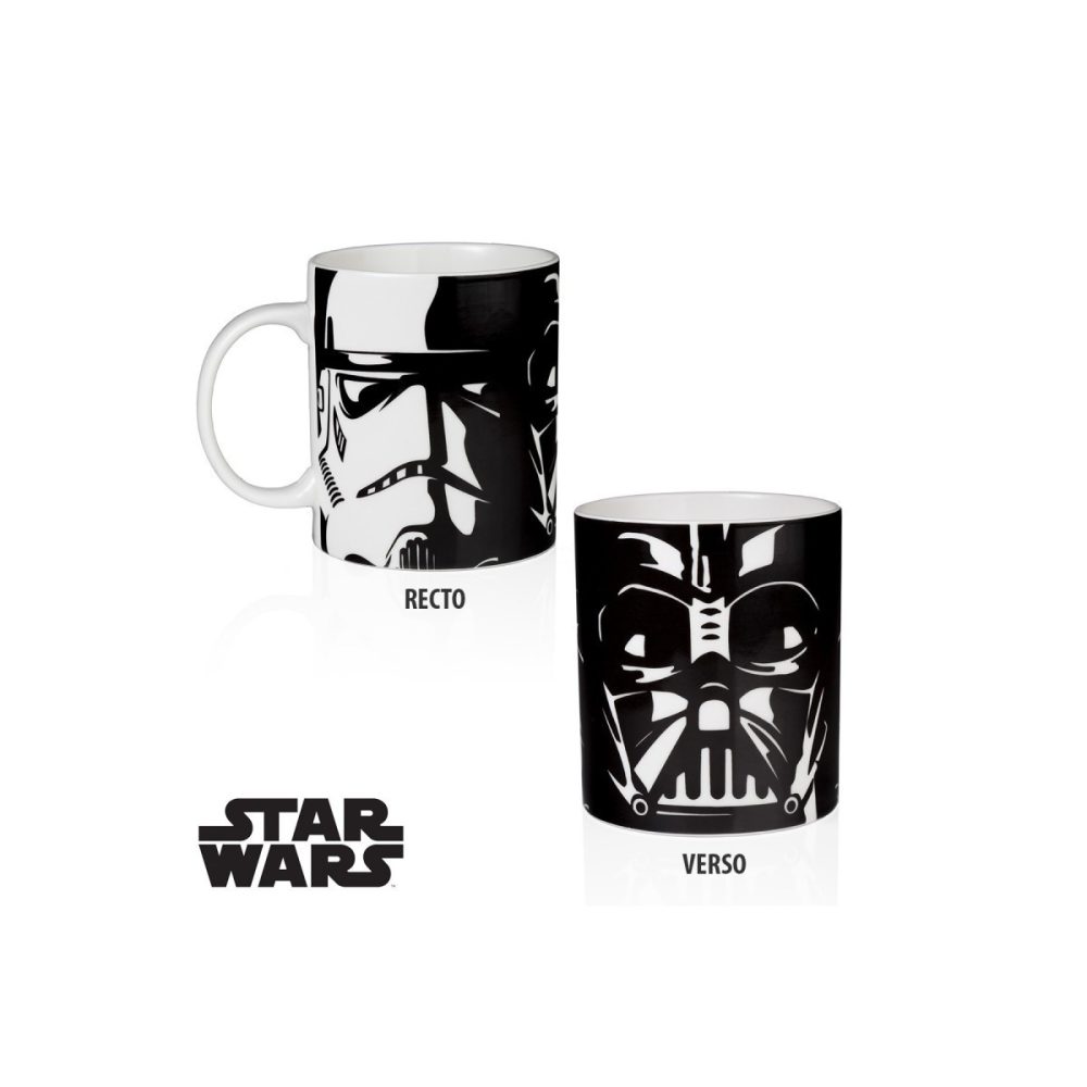 Jolie Figurine: MUG STAR WARS DARTH VADER AND STORMTROOPER
