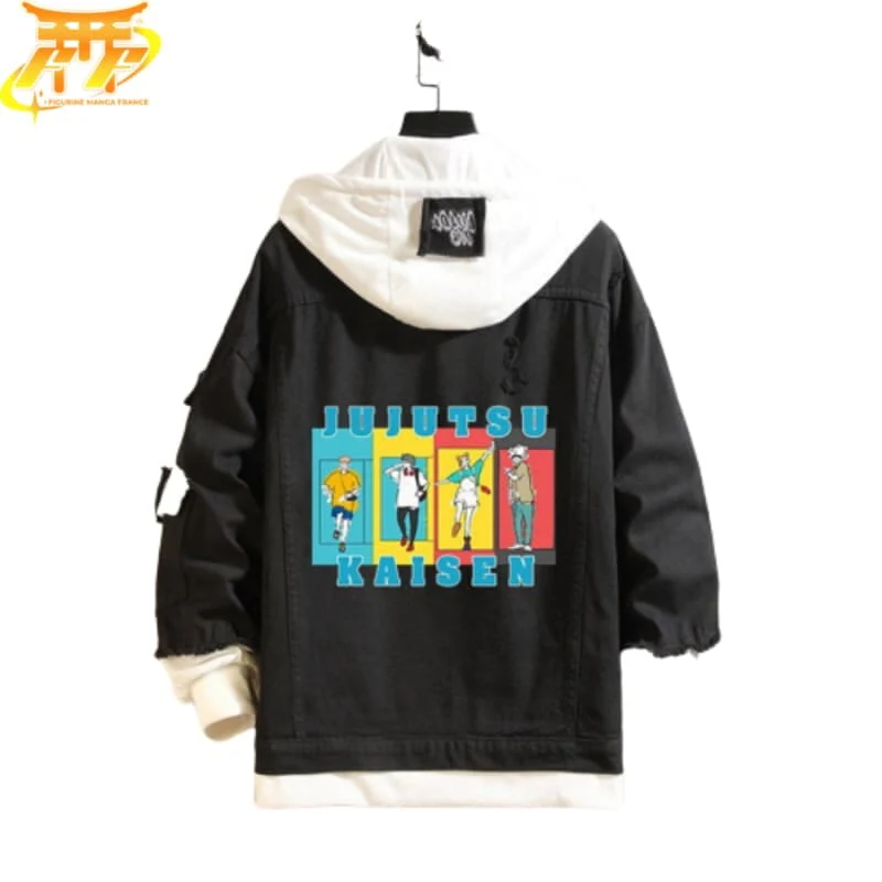 Décorative Création: Veste en jean noir JJK - Jujutsu Kaisen™