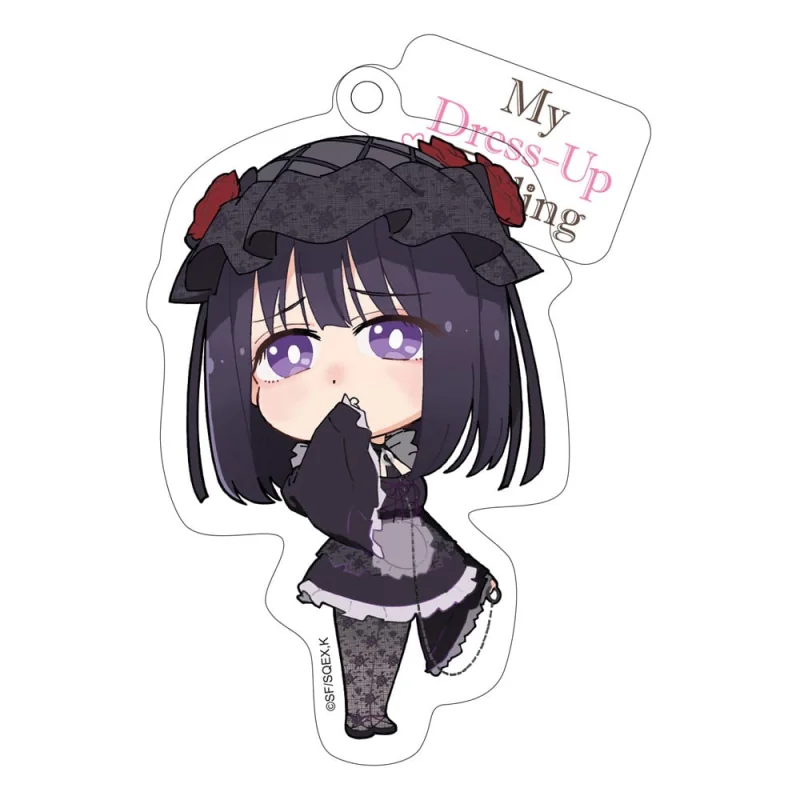 Jolie Sélection: My Dress-Up Darling porte-clés Marin Shizuku Cosplay Chibi Style 8 cm