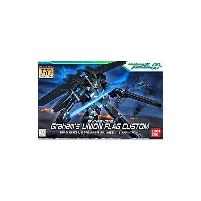 Création belle présence: Gunpla GUNDAM - HGUC 1/144 00 SVMS-01E Graham's Union Flag Custom - Model Kit