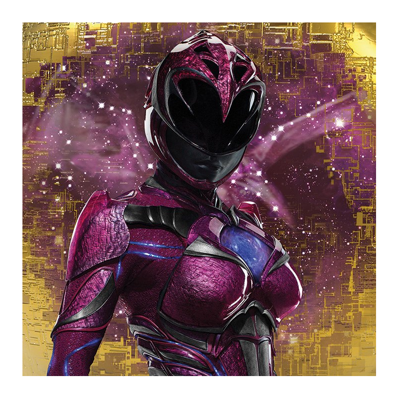 Artistique Déco: POWER RANGERS MOVIE - Canvas 40X40 '18mm' - Pink Ranger Pose