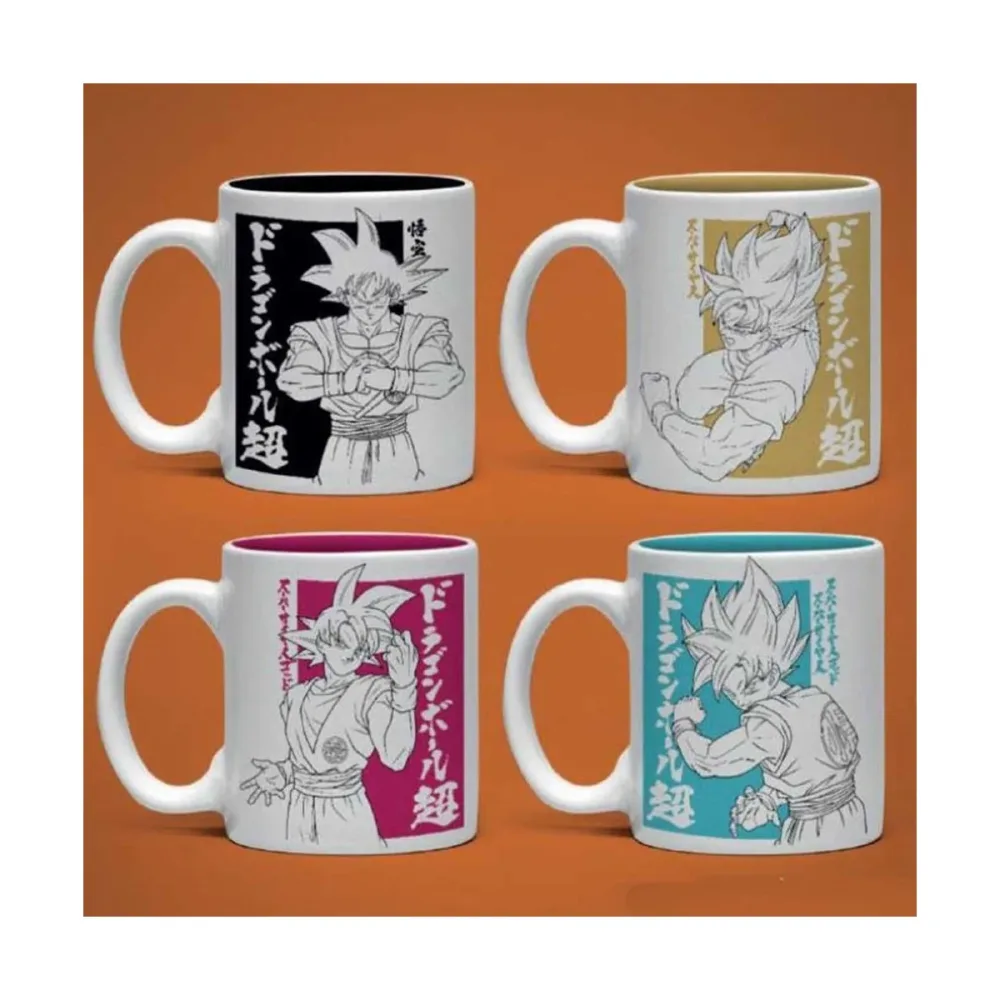 Sélection pour collection: Dragon Ball Super - Set 4 Mini Mugs Goku