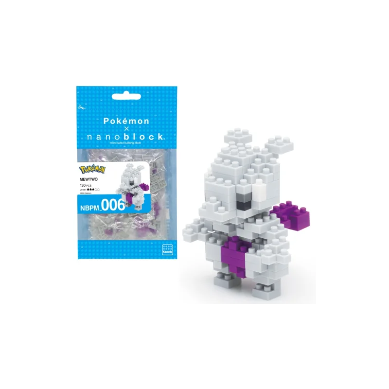 Sympa Miniature: POKEMON - Mewtwo - Figurine Nanoblock 10cm