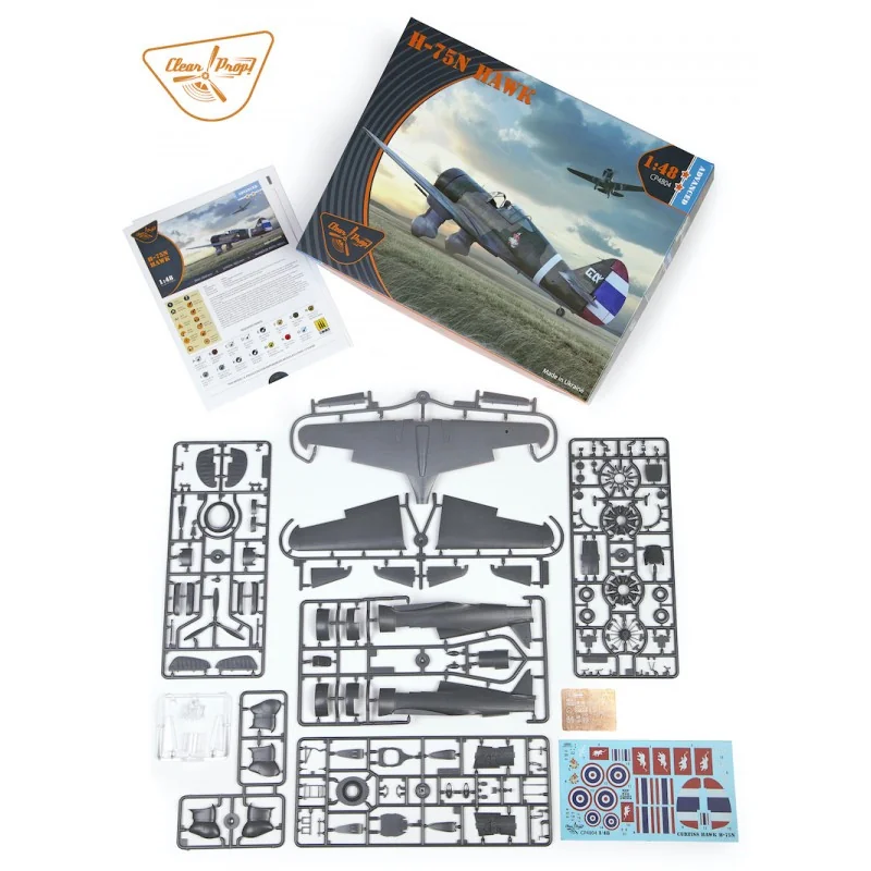 Pop Création: Maquette KIT AVANCÉ Curtiss H-75N Hawk