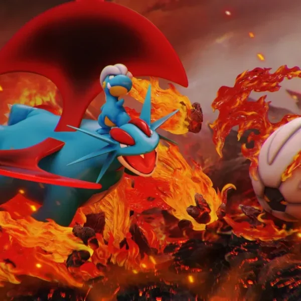 Jolie miniature pour étagère: [PREORDER] 1/20 Scale World Figure [GM] – Bagon & Shelgon & Salamence