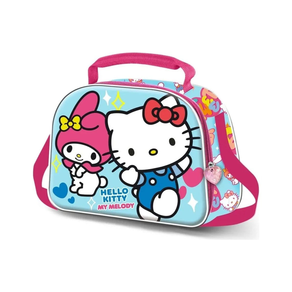 Objet collection style geek: Sanrio sac à goûter 3D Hello Kitty Friendship Blue