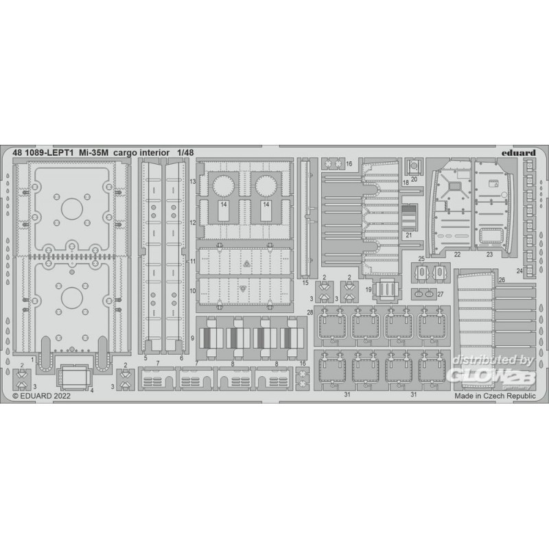 Univers pour collection: Intérieur cargo Mi-35M pour ZVEZDA