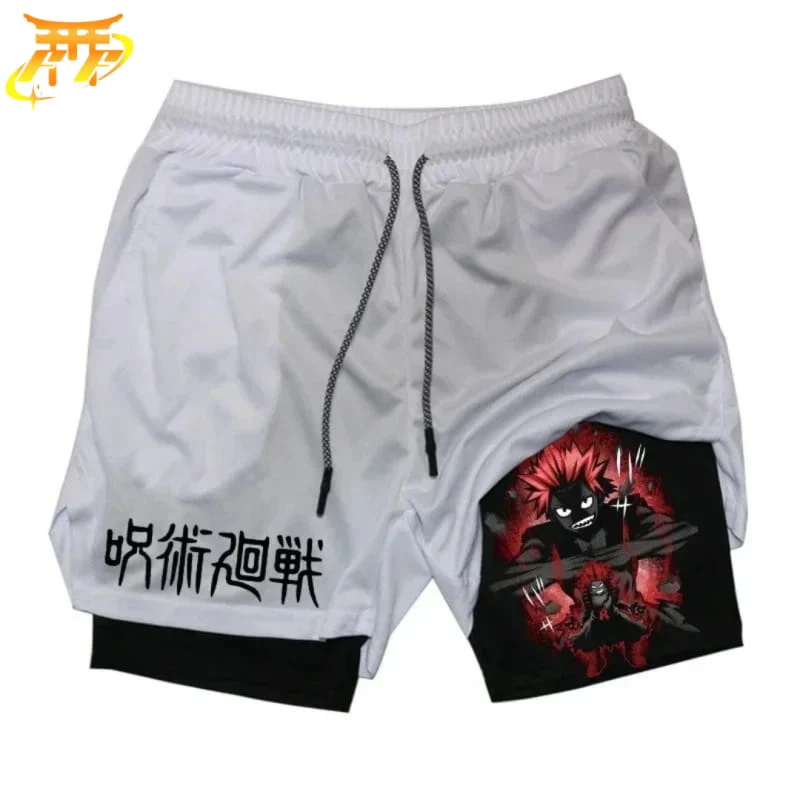 Vitrine look soigné: Short Sukuna x Eijiro Kirishima (MHA) - Jujutsu Kaisen™