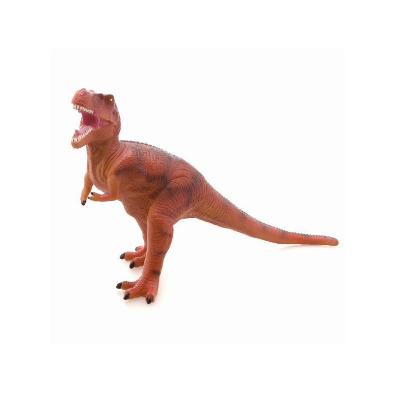 Artistique Miniature: Tyrannosaure Figurine en PVC Souple (couleur rouge)