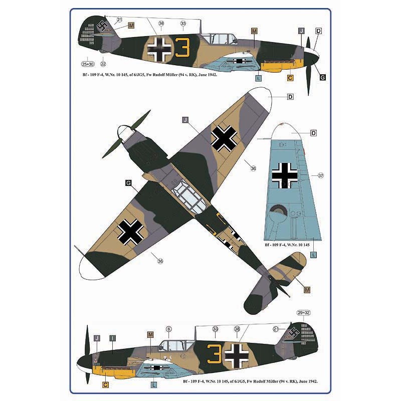 Modèle déco pour cadeau: JG 5 over the Far North, Part I / 2 décalcomanie version Décalcomanies – impressions numériques