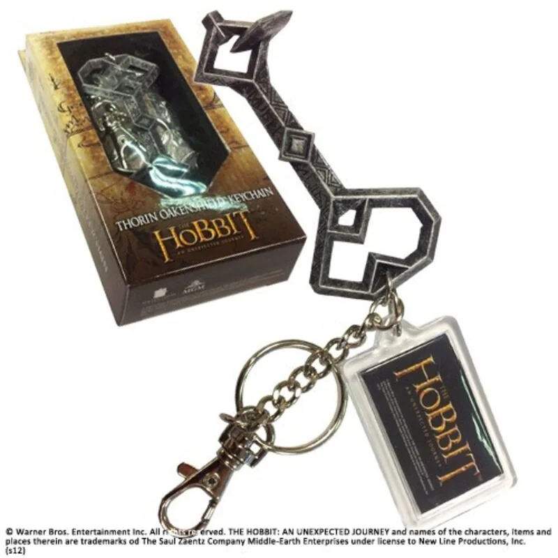 Objet déco pour vitrine: Le Hobbit porte-clés métal clé de Thorin