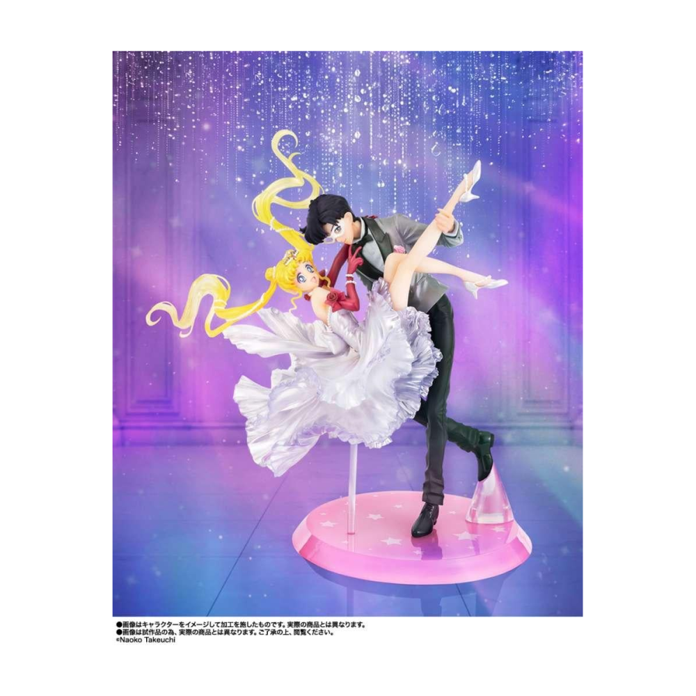Compacte Miniature: Figurine SAILOR MOON - Usagi & Tuxedo Mask - Statuette FiguartsZERO 23.5cm