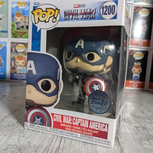 Funko pop Marvel Studios Captain America Civil War #1200 - Captain America