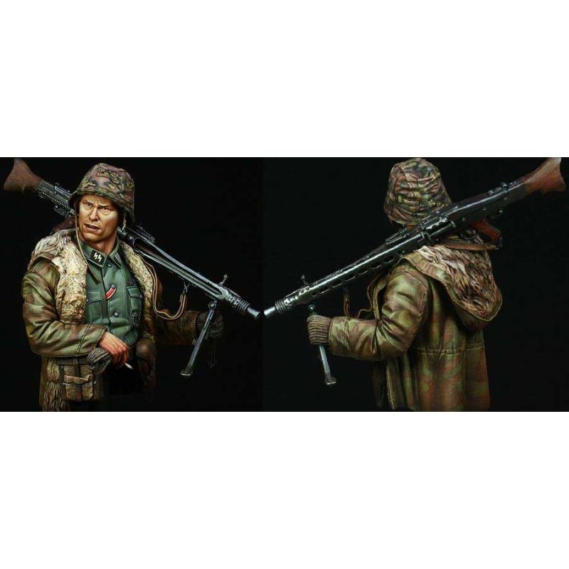 Classique Style: Figurines Waffen ss mg-42 gunner ardennes 1944