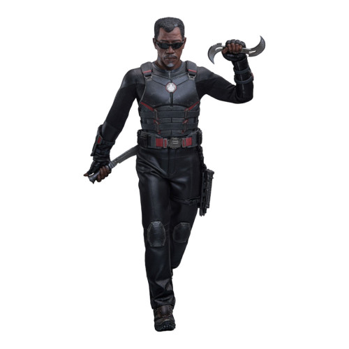 Pour vitrine: Hot Toys MMS791 Deadpool & Wolverine Movie Masterpiece Figurine 1/6 Blade 30cm