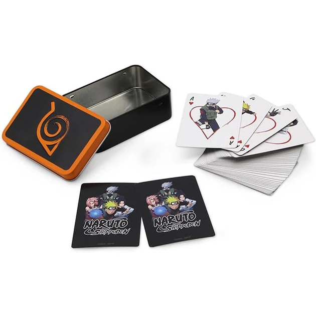 Visuelle Collection déco sympa: Naruto Shippuden - Jeu de 54 Cartes - Naruto Shippuden