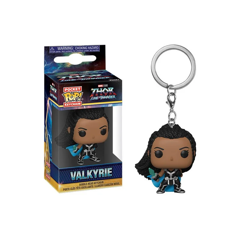 Modèle vitrine style geek: Figurine Pop Marvel Pocket Pop Thor Love & Thunder Valkyrie