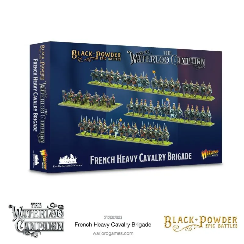 Déco coin collection: Jeu de figurine Black Powder Epic Battles: Waterloo - French Heavy Cavalry Brigade