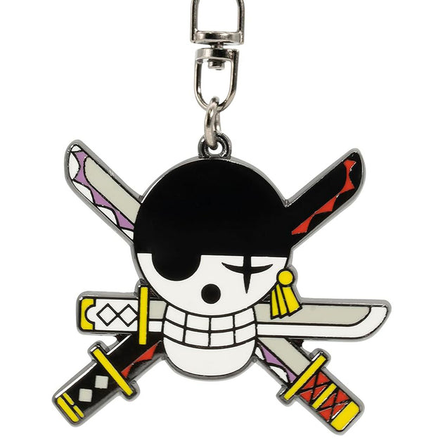 Objet déco esprit collection: One Piece - Porte-clés Métal - Emblème Zoro