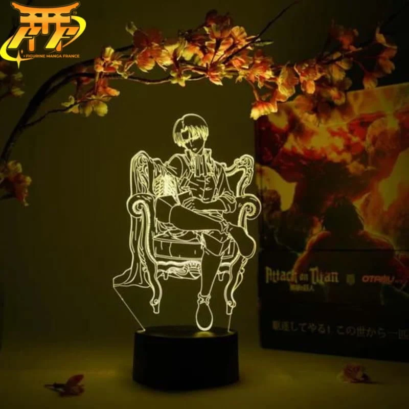 Rétro Décoration pour vitrine: Lampe LED Livaï - Attaque des Titans™