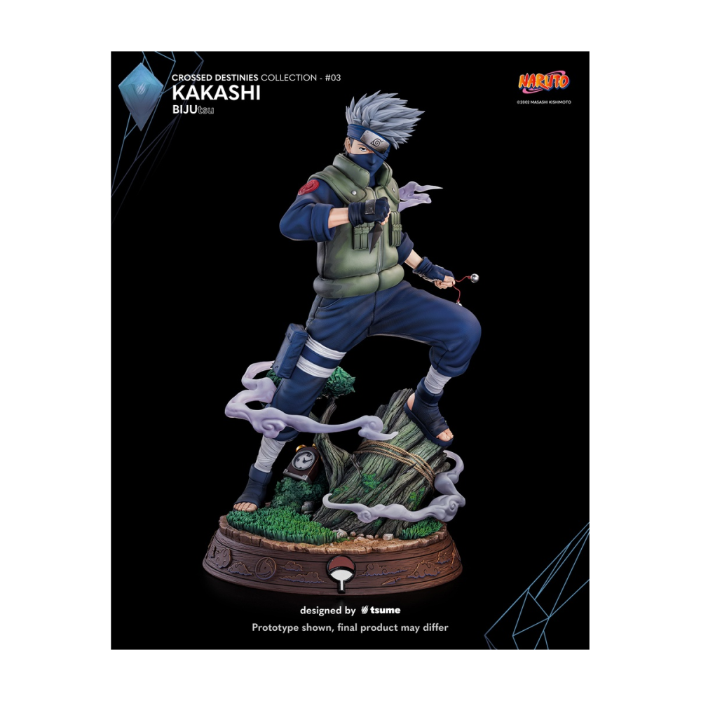 Pop Vitrine à exposer: Figurine NARUTO - Kakashi - Statue Pvc/Metal/Polyresin 1/4 By Tsume 51cm
