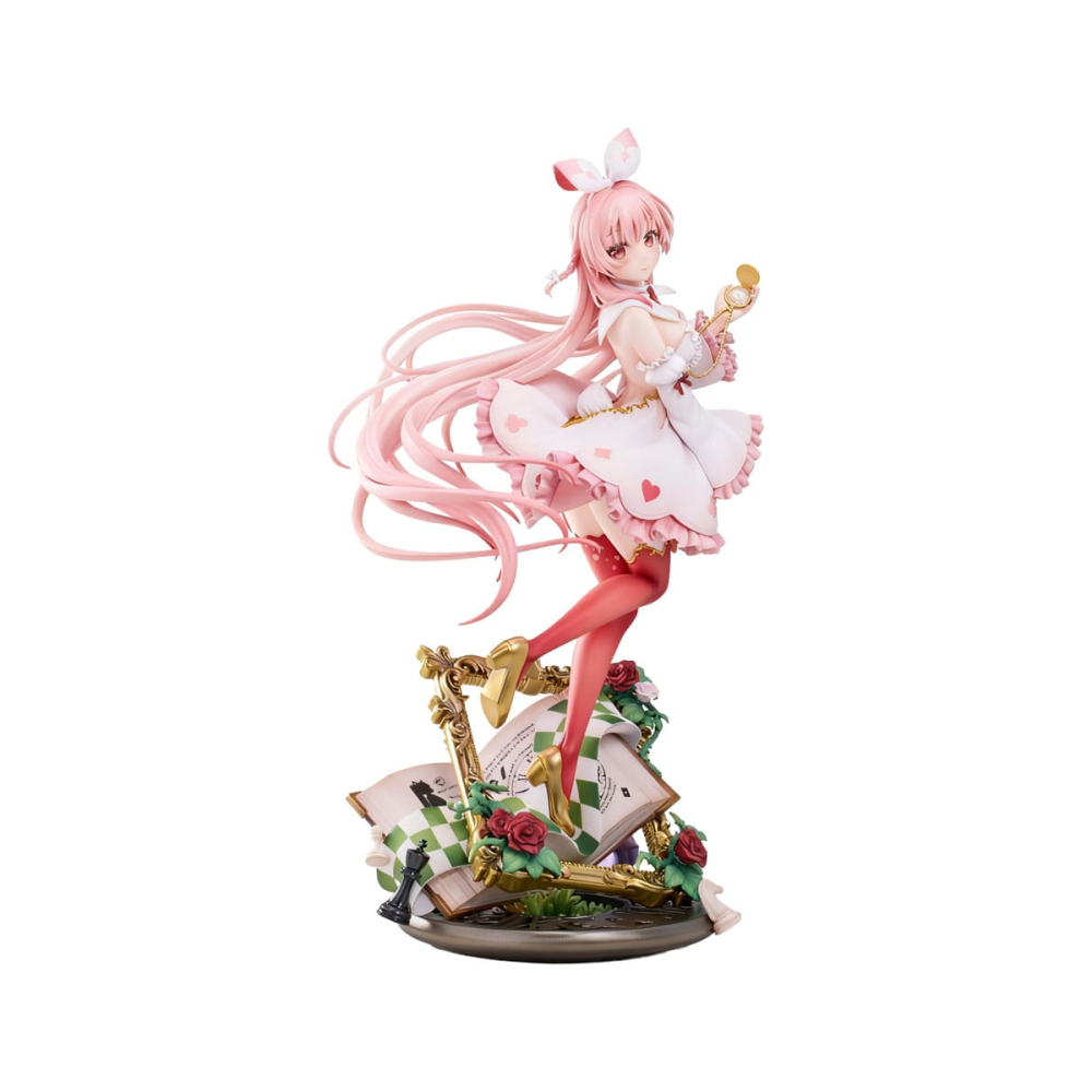 Sympa Figurine: Original Character Figurine 1/7 White Rabbit Rosu Wonderland Illustrated by Rosuuri Ver. Deluxe Edition 29 cm
