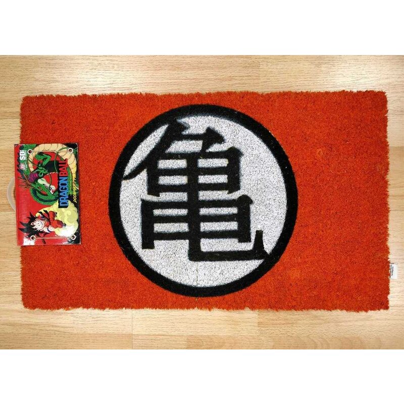 Objet vitrine à exposer: Dragonball paillasson Turtle Gym 43 x 72 cm