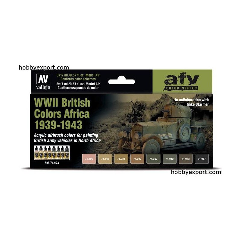 Classique Modèle: Peinture Couleurs britanniques de la seconde guerre mondiale afrique 3945