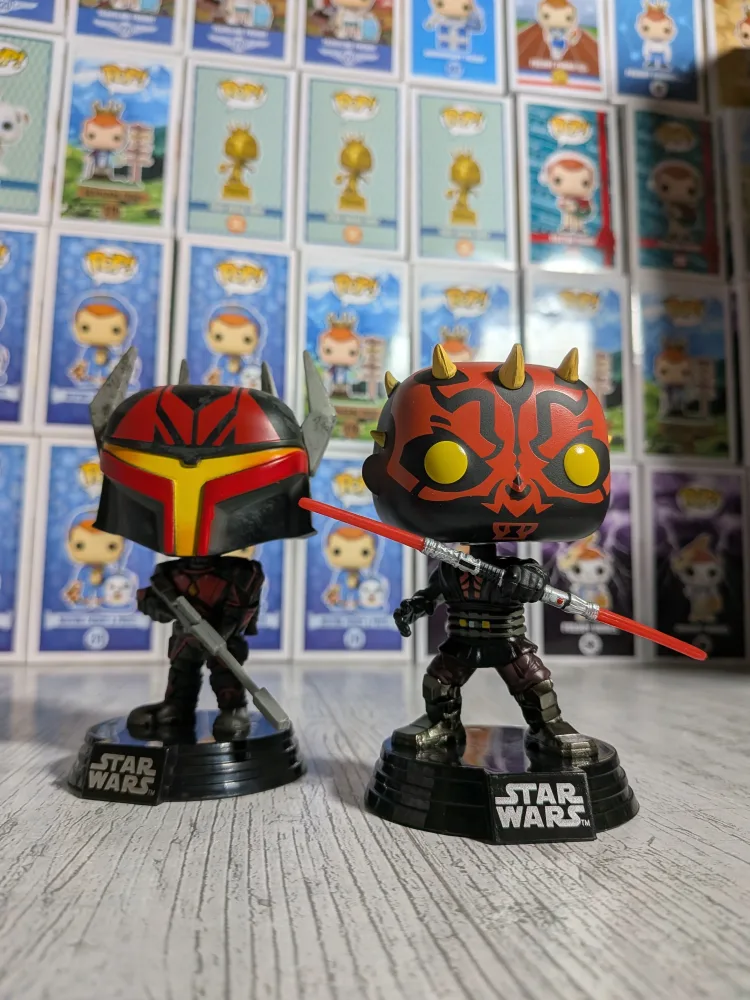 Funko pop Star Wars - Darth Maul & Gar Saxon (Glow/Damaged Box/Opened)
