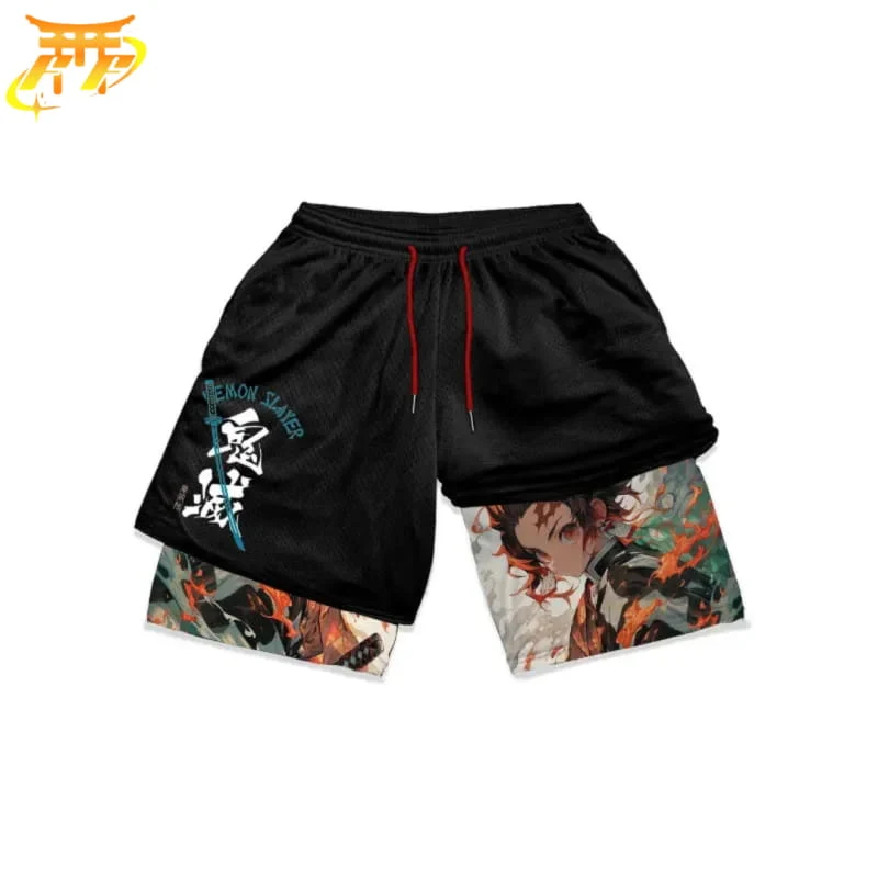 Artistique Style: Short Tanjiro le Pilier du Soleil - Demon Slayer™